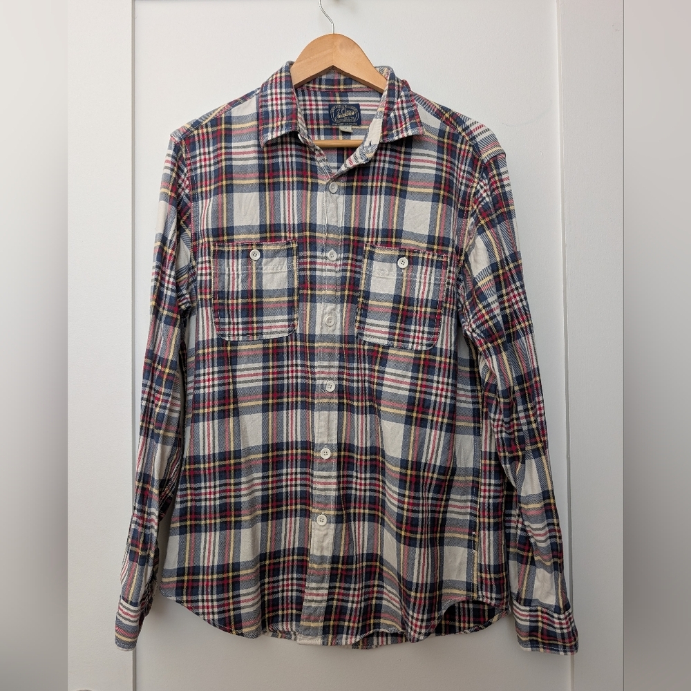 J.Crew Cotton Workshirt, Plaid (Multi)
